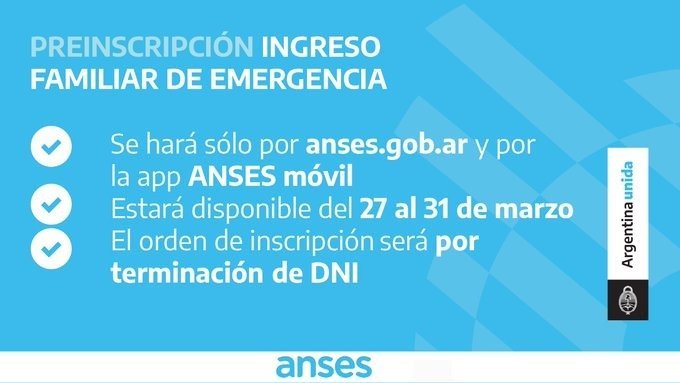 Fecha de Preinscripción Ingreso Familiar