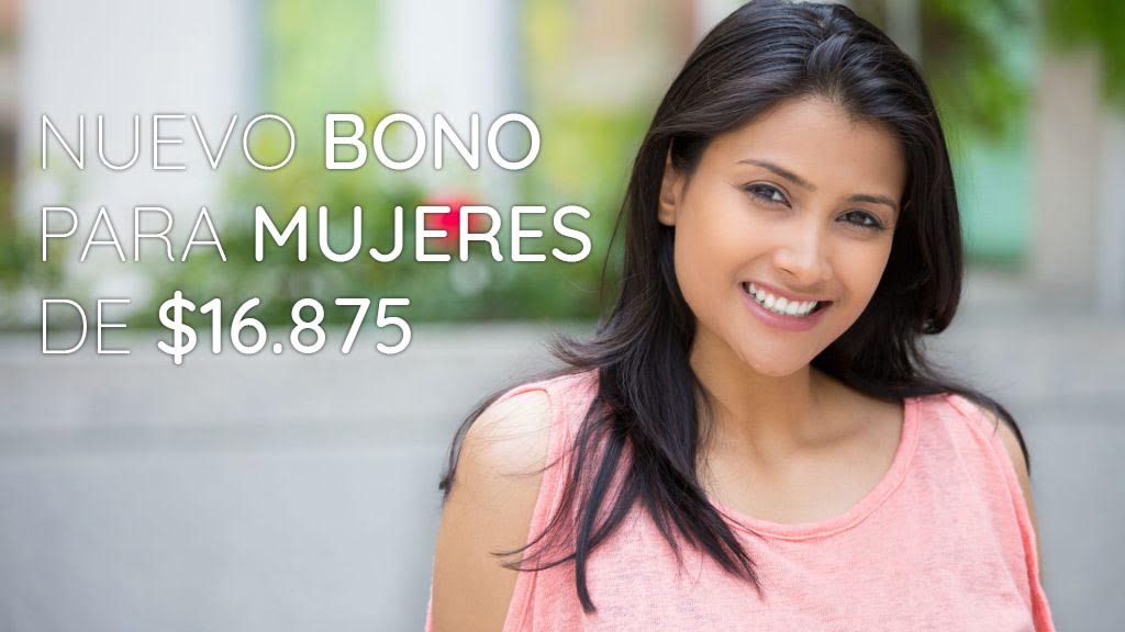 Bono de 17000 pesos para Mujeres