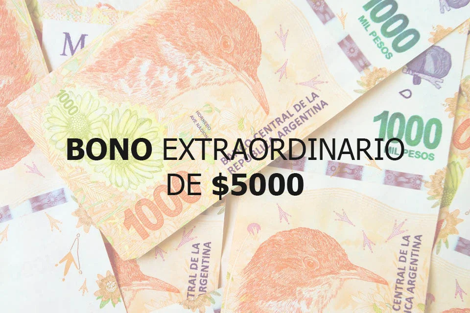 Bono extraordinario de $5000